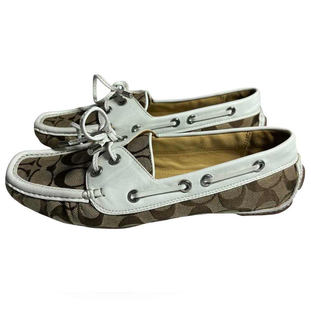 Coach Logo Driver Loafers Women's